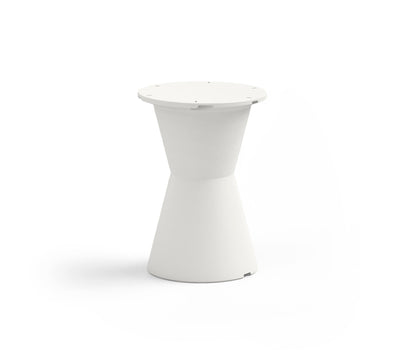 Tables classiques Dot + plateau en céramique rond